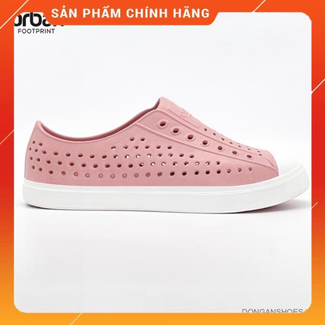 Giày nhựa lỗ cho nữ đi mưa đi biển Urban - Chất liệu Eva siêu nhẹ, chống nước, giá tốt - Màu Hồng M13