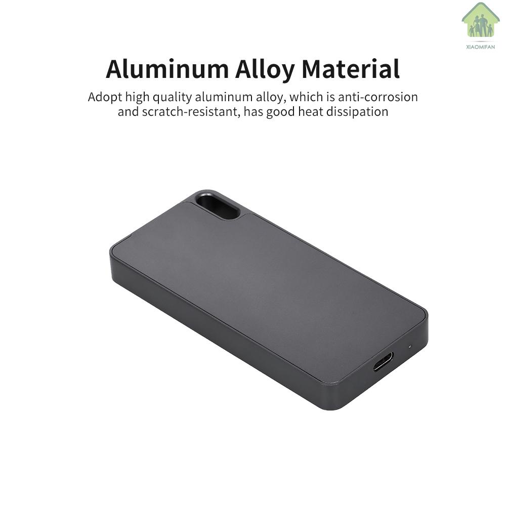 Hộp Đựng Ổ Cứng Ssd Xm M.2 Nvme Sang Type-C 10gbps Bằng Hợp Kim Nhôm Màu Xám | BigBuy360 - bigbuy360.vn