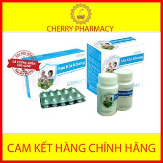 Sản phẩm Bảo Khí Khang hỗ trợ điều trị viêm phế quản mạn 120 viên