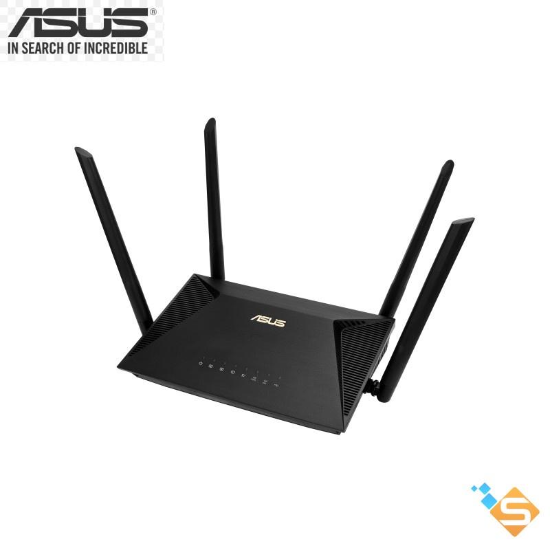 Bộ Phát WiFi Router ASUS RT-AX53U AX1800 WiFi 6 802.11ax Băng Tần Kép AiProtection  - Bảo Hành Chính Hãng 3 Năm