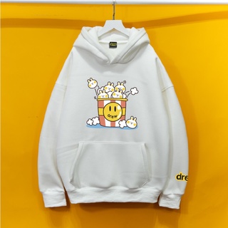 Áo nỉ Hoodie Drew Thỏ bỏng ngô Coolz , áo Hoodie nỉ bông cotton unisex