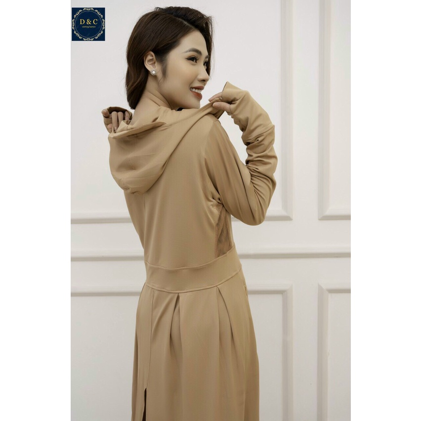 Áo khoác chống nắng nữ toàn thân công nghệ lưới tản nhiệt 2 bên sườn GEN J