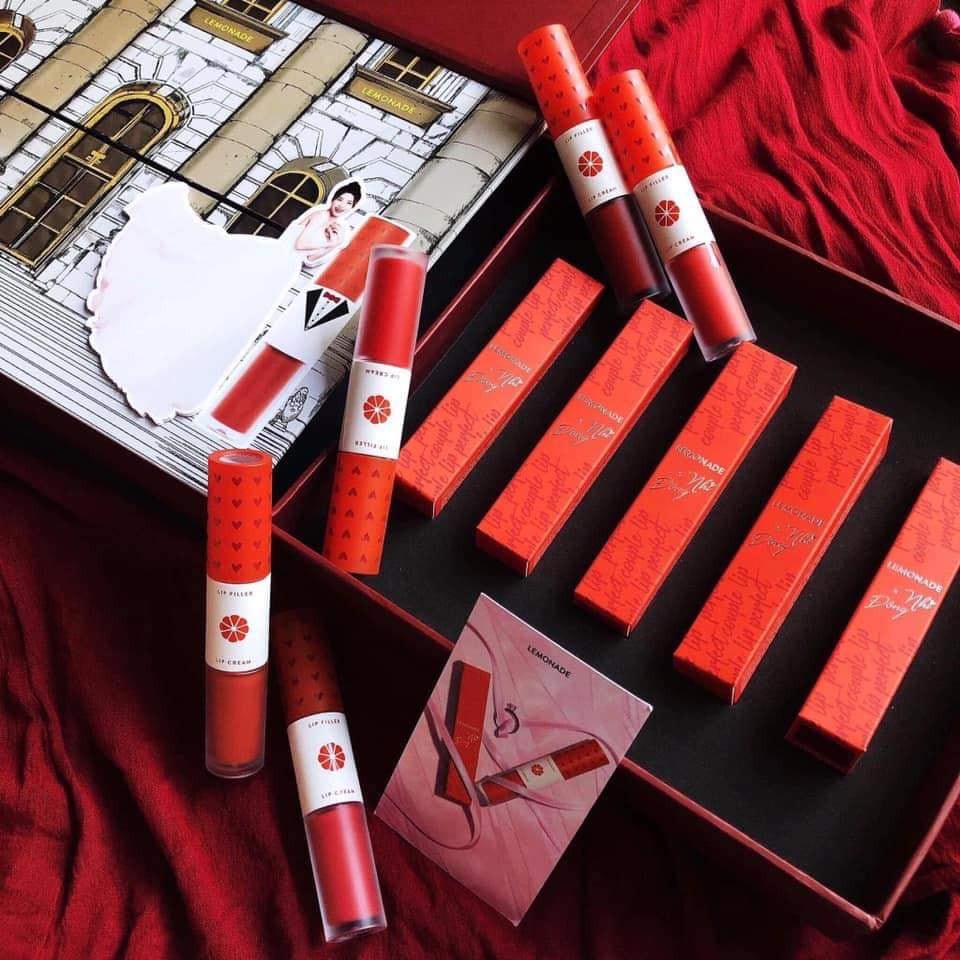 SON KEM LÌ LEMONADE ĐÔNG NHI PERFECT COUPLE LIP LOVE EDITION