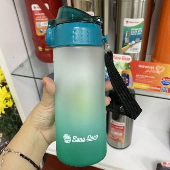 Bình nước học sinh cầm tay 500ml 700ml Rạng Đông, nhựa PC/PP an toàn, độ bền cao KATE19