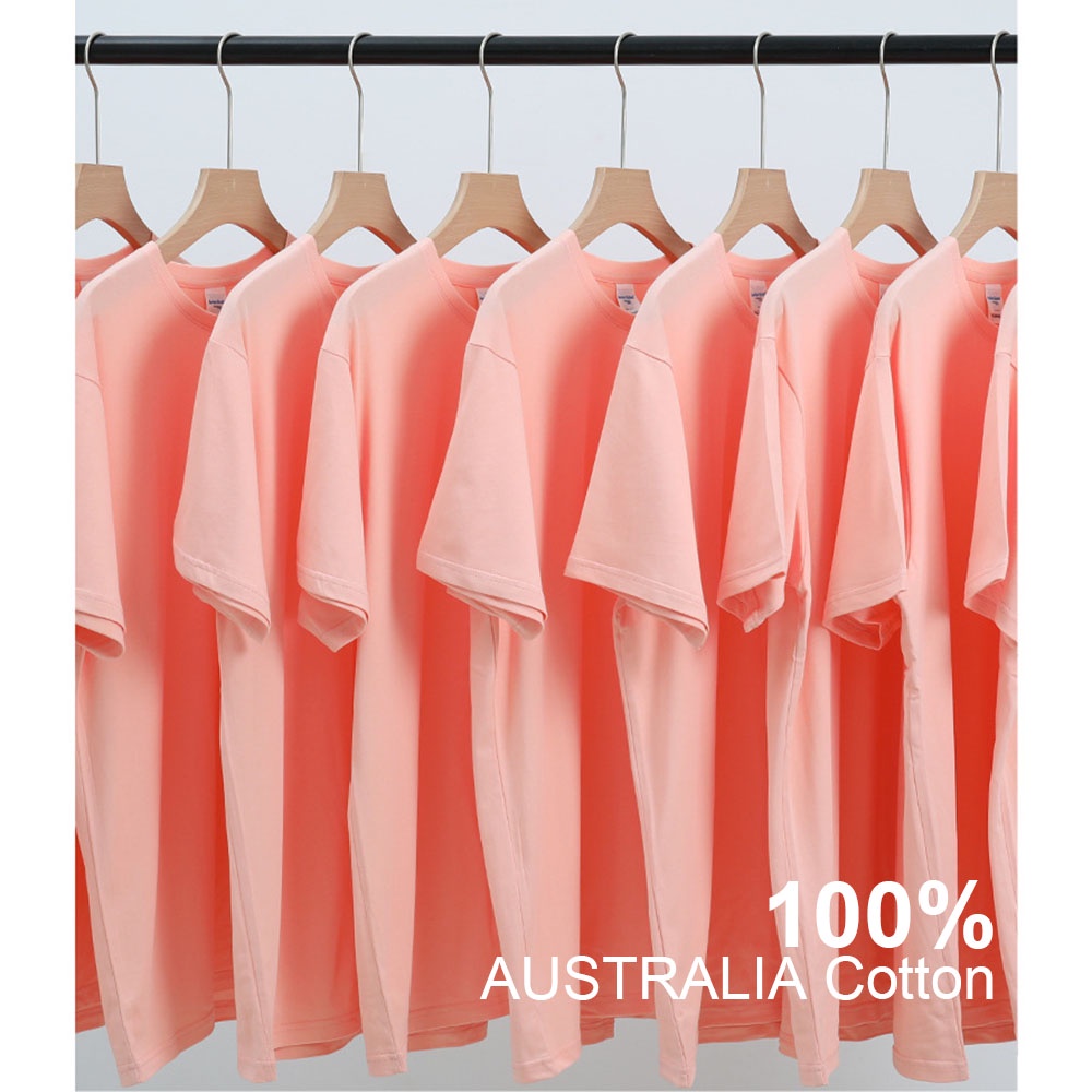 Áo Thun Trơn Tay Lỡ Nam Nữ Form Rộng Big Size 100kg Vải 100% Cotton, F
