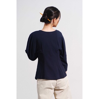 Áo Sơ Mi Nữ Polyester Tay Liền Trơn Form Regular - Routine 10F20SHLW008