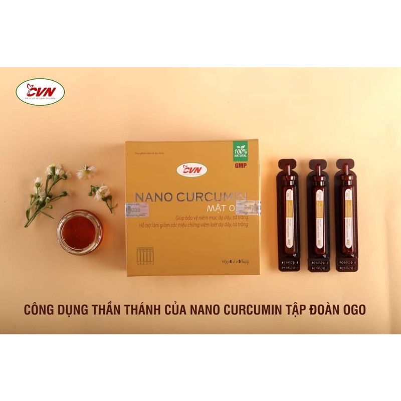 NANO CURCUMIN KẾT HỢP MẬT ONG (hộp 20 ống)