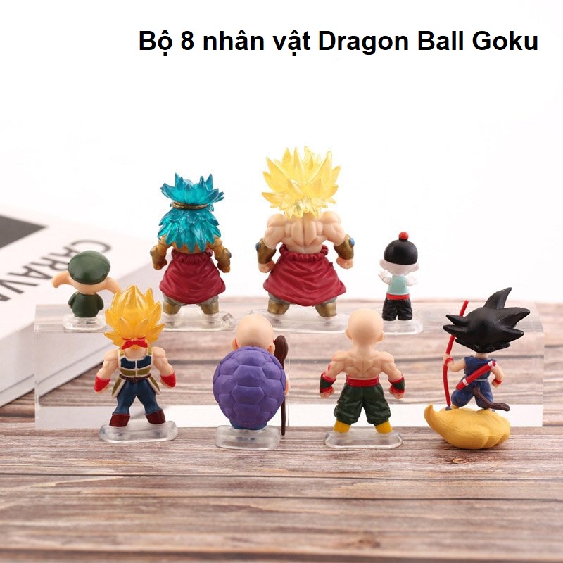 Bộ Sưu Tập Mô Hình Dragon Ball - Bộ 21 Nhân Vật Phim 7 Viên Ngọc Rồng Sưu tầm, Trang trí