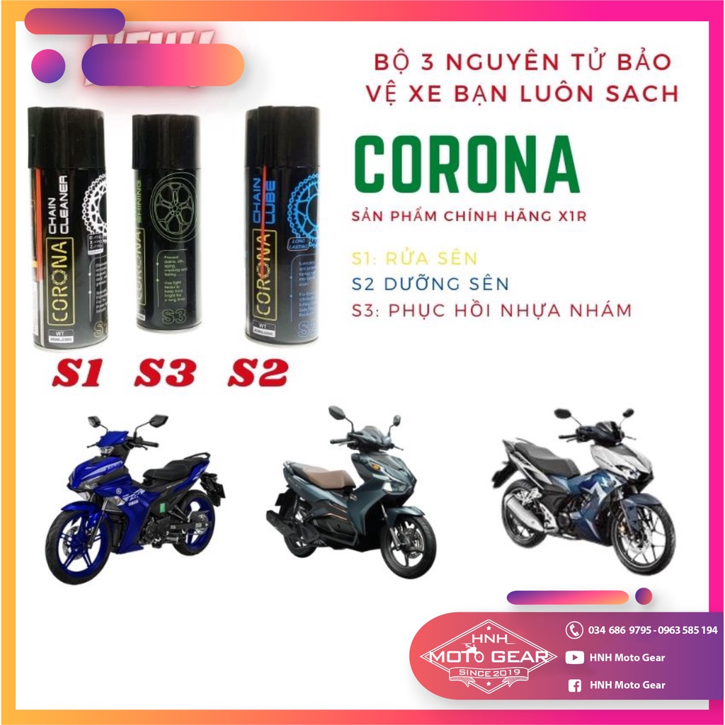 Bộ Vệ Sinh Bảo Dưỡng Sên Coron.a Có Bàn Chải