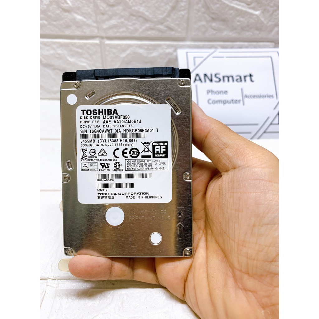 Ổ cứng HDD laptop 2.5&quot; 80Gb/160Gb/250Gb/320Gb/500Gb/1Tb Bảo hành 3 tháng