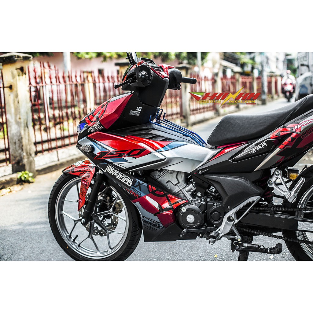 Tem Trùm Winner X Đỏ Bạc Đen Shadow