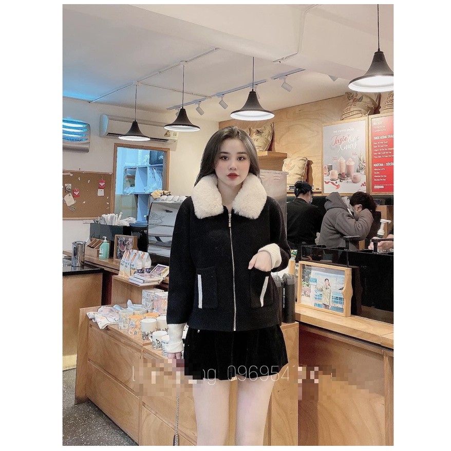 Áo khoác dạ phao nữ dày ấm phong cách hàng quốc bền đẹp giá rẻ g055 | BigBuy360 - bigbuy360.vn