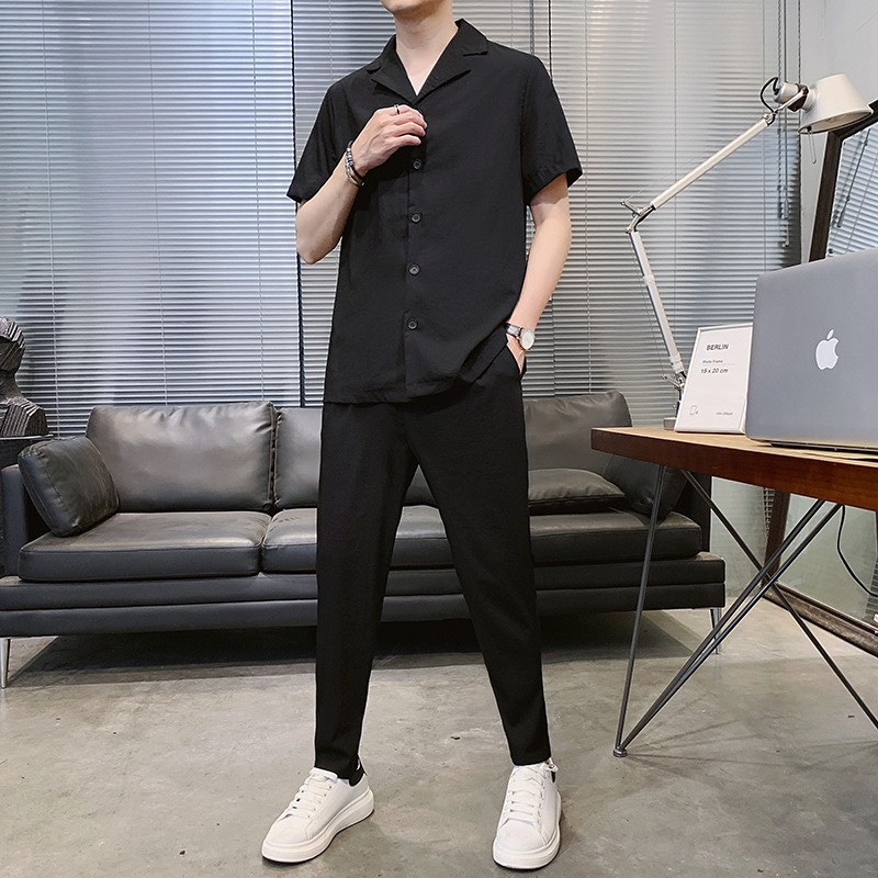 Áo sơ mi nam nữ ngắn tay URANO, form rộng sơ mi cổ vest unisex tay lỡ, chất vải lụa mịn chống nhăn(SM.CVEST)