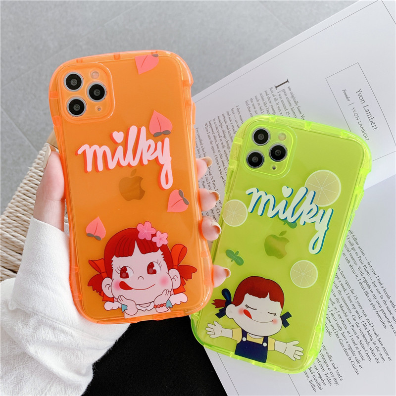 Ốp Điện Thoại Mềm Chống Sốc In Hình Bé Gái + Giá Đỡ Cho iPhone 12 Pro max iPhone11 Pro max SE2020 7plus 8plus 6plus XR xs XSMAX | BigBuy360 - bigbuy360.vn