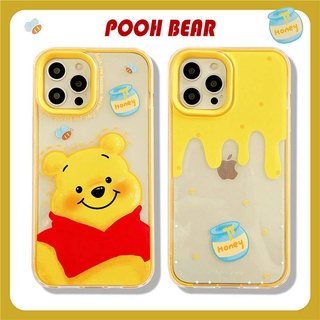Ốp Điện Thoại Mềm Chống Rơi Hình Gấu Pooh Cho Iphone7 8plus 12/ 11pro/ Max Iphone X/ Xs/ Xr