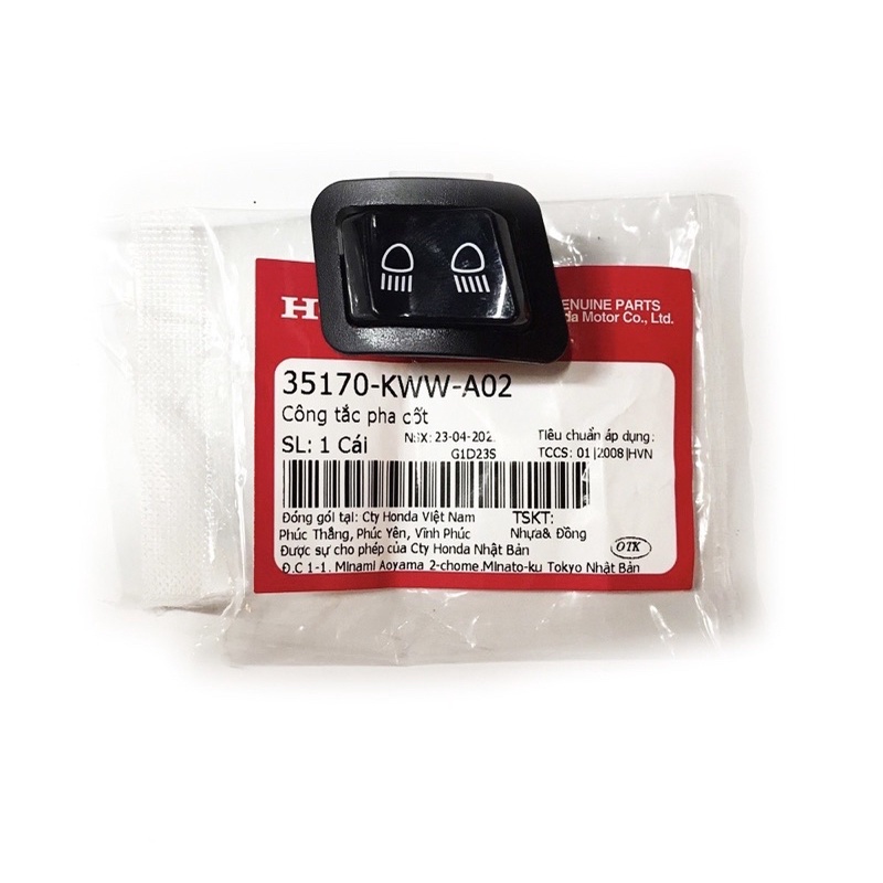 Nút Công tắc Pha Cốt HONDA AB 125 / FUTURE / LEAD125 / SH MODE / PCX / VISION2014 / SHVN2012/SHVN 2017