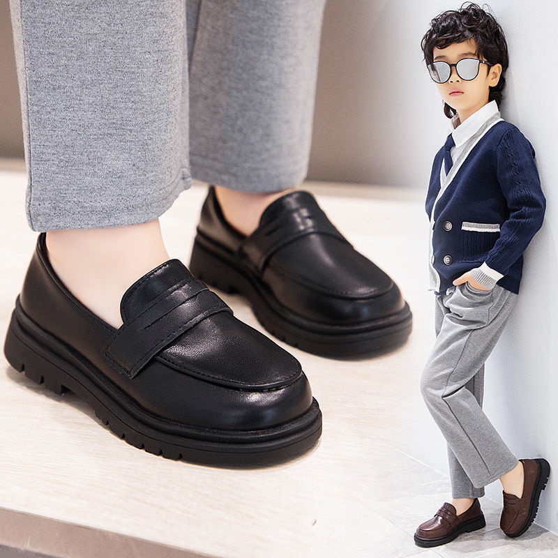 Giày Sandal Da Phong Cách Anh Quốc Thời Trang Xuân Thu Dành Cho Bé Trai Gái 2021