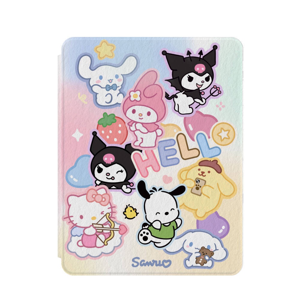 SANRIO Ốp Máy Tính Bảng Cho iPad10th 2022 Mini6 iPad 5 6 7 8 9 Air Air1 Air2 Air3 Air4 Air5 10.9 "Pro10.5 IPad10.2" Pro11 Pro12.9 2018 2020 2021