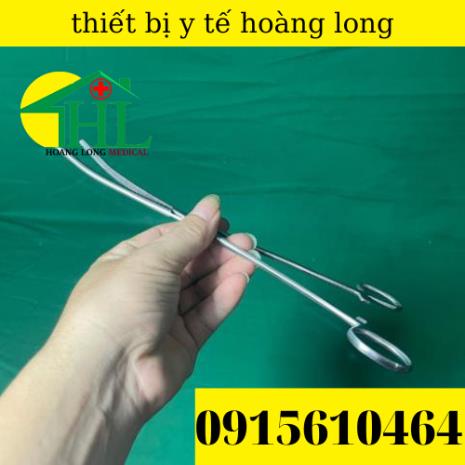 Panh Y Tế, Panh Gắp Phẫu Thuật, Pen Kẹp Y Tế, Panh Cong Không Mấu 24cm - Hàng Pakistan