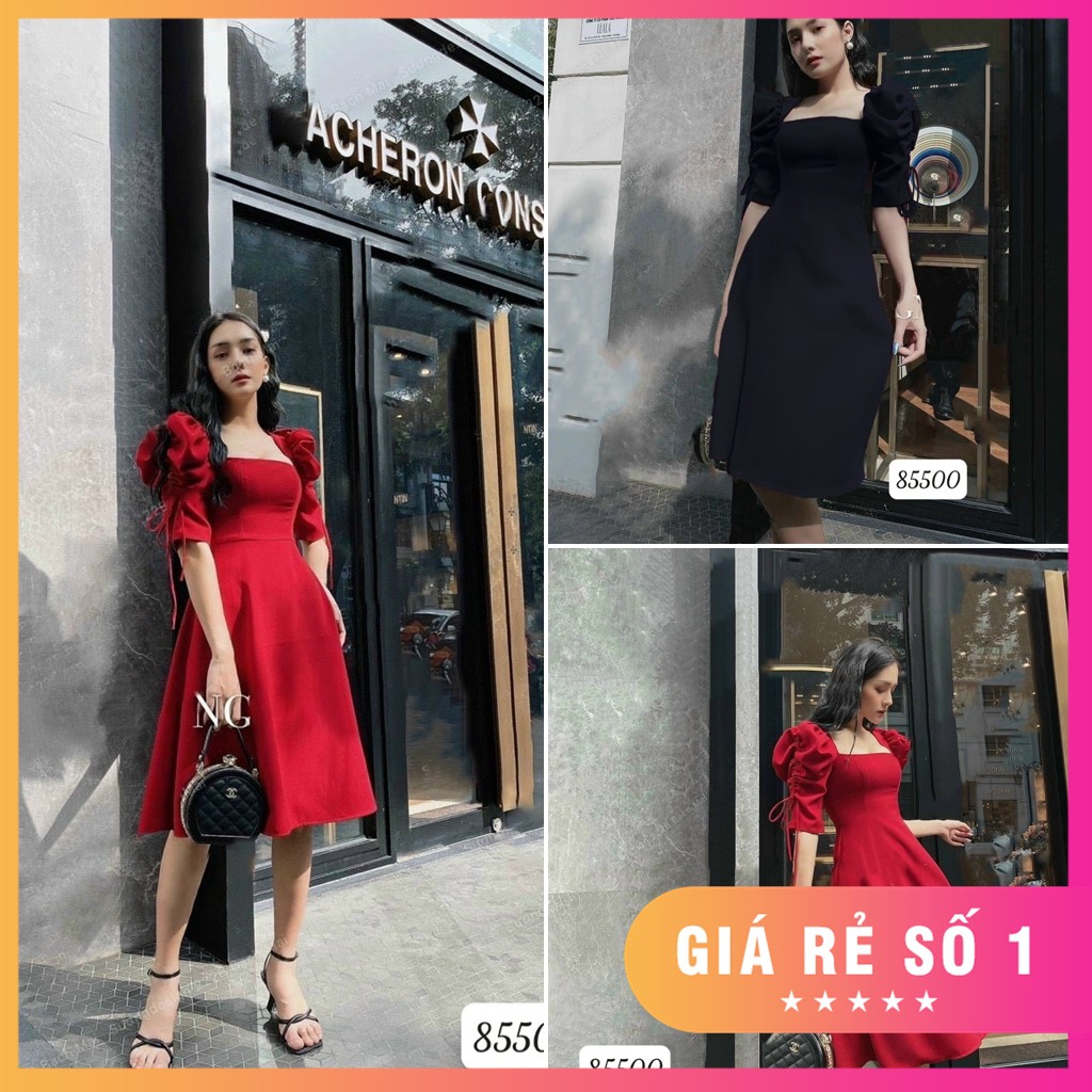 Đầm xòe thiết kế siêu yêu đủ size S,M,L,XL,XXL - 85500