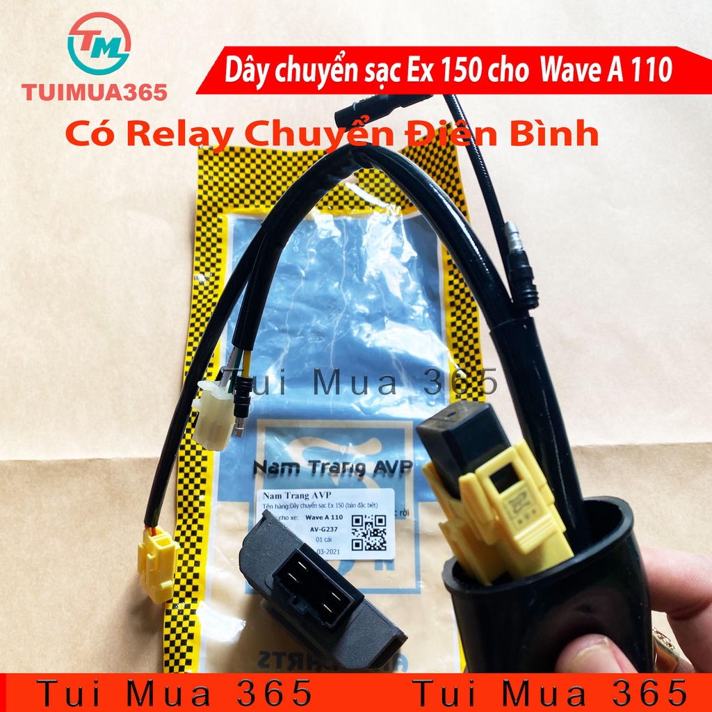 Bộ dây chuyển sạc Exciter 150 cho Wave A 110cc, Honda Blade 110cc
