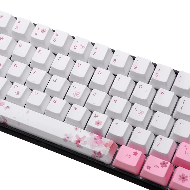 Bang♥ PBT 71Key OEM Profile Five-Sided Sublimation Process Cherry Blossom Keycap