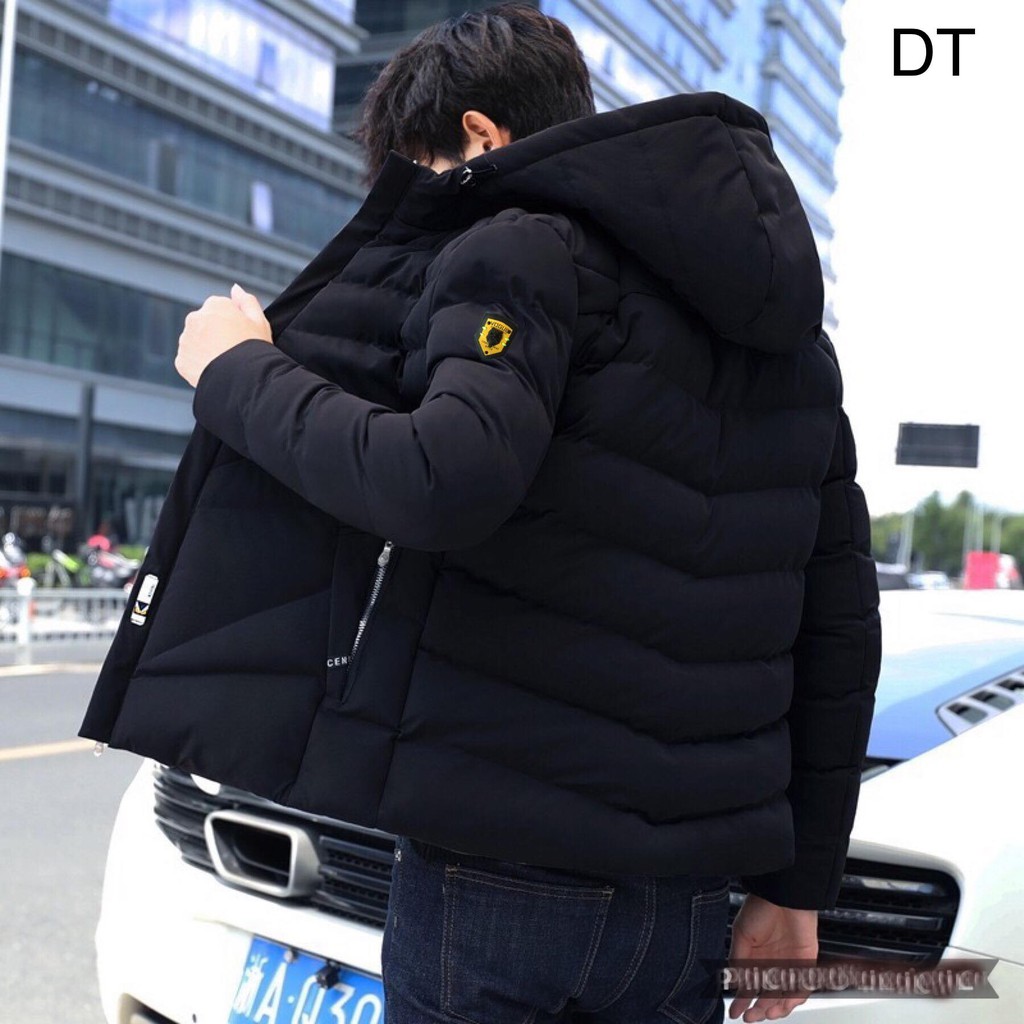 Áo khoác phao nam kiểu dáng hàn quốc 3 lớp dày dặn có túi trong tiện lợi video kèm ảnh