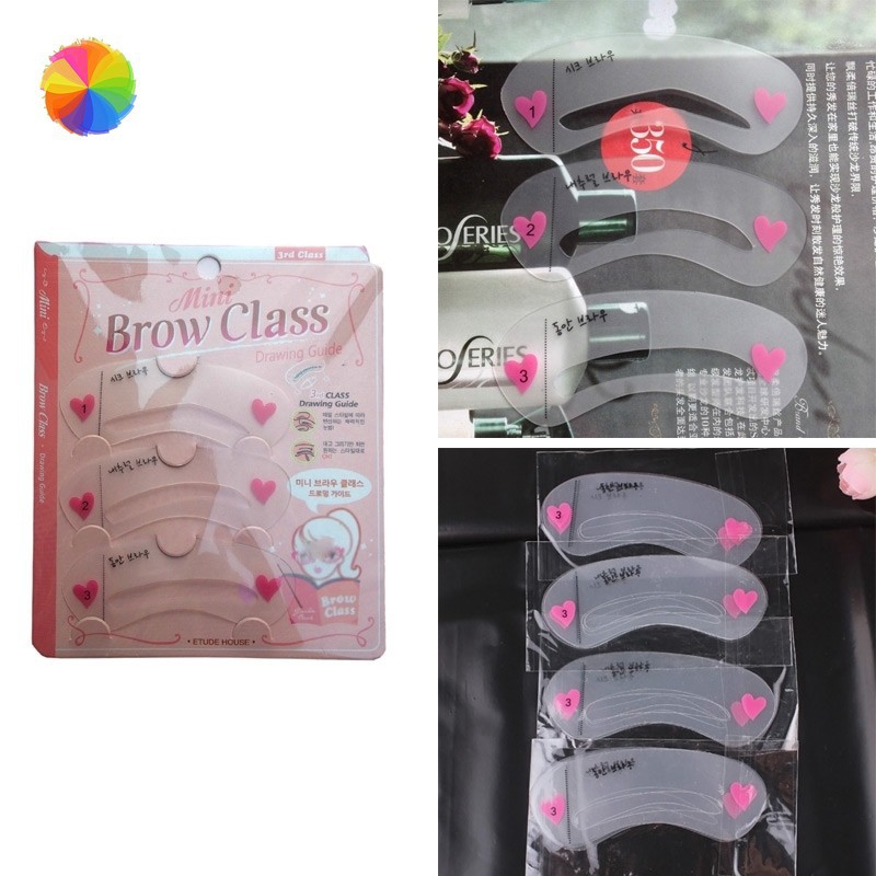 [Hàng mới về] Bộ khuôn kẻ lông mày tạo kiểu trang điểm mới DIY