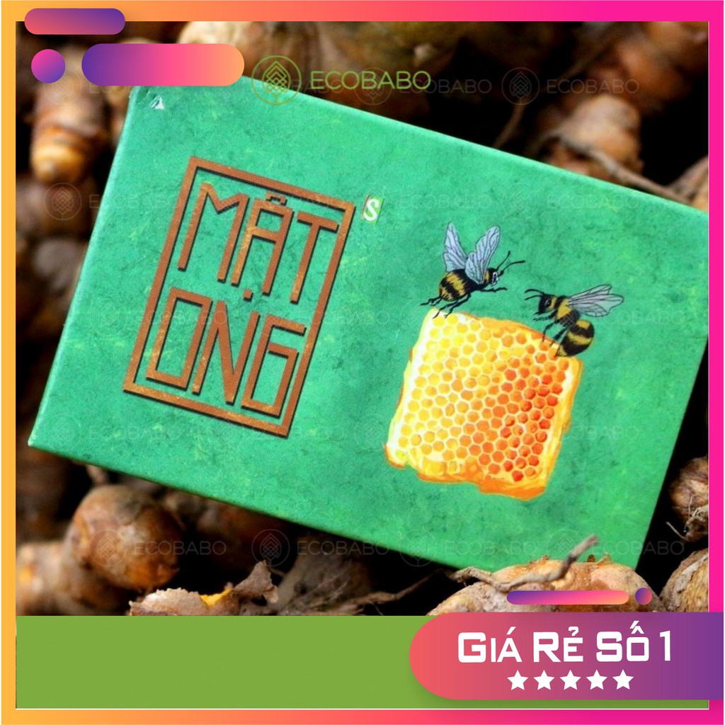 Xà Bông Sinh Dược- Xà Bông Mật Ong Mát Da, Ngừa Mụn Lưng 100gr