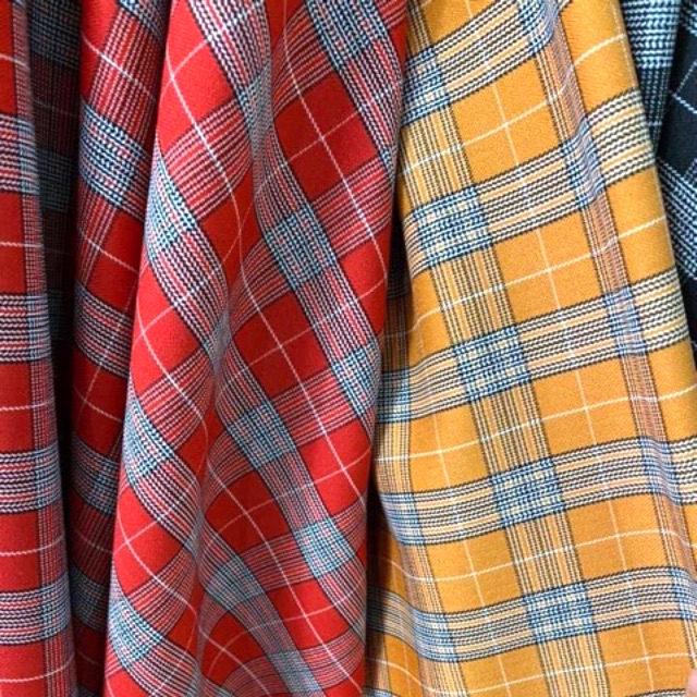 V324🌈 VẢI TẰM CARO