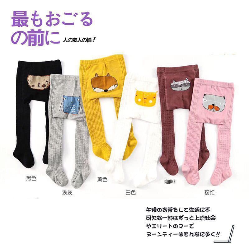 Quần tất legging xuất Nhật mông thú dễ thương cho bé từ 0 - 5 tuổi