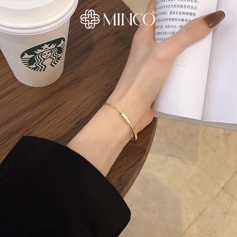 Lắc tay nữ dây rút Minco Accessories phụ kiện dự tiệc sang chảnh trang sức nữ kỷ yếu đẹp VT30