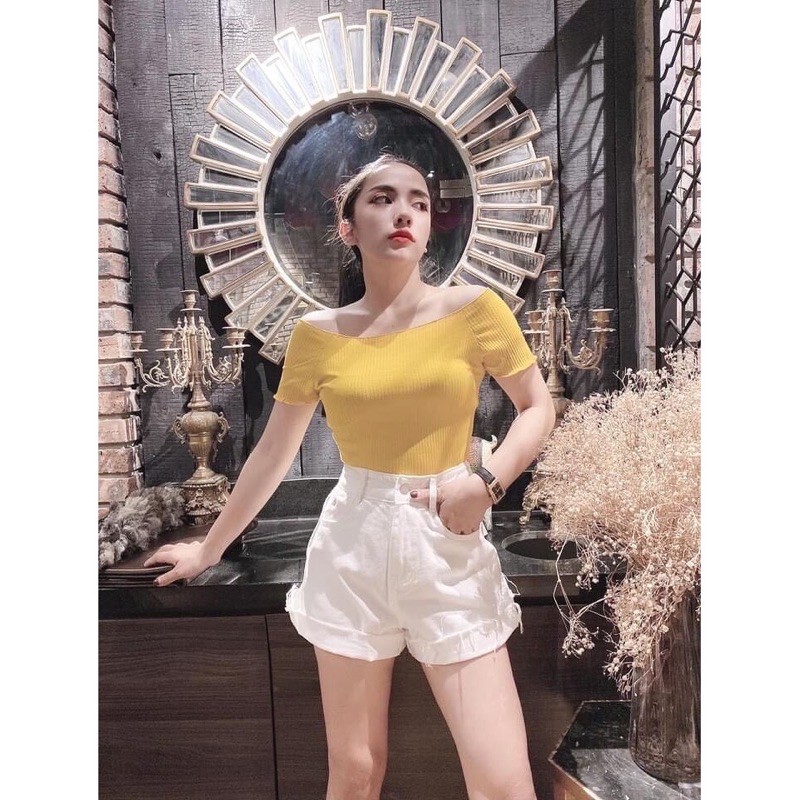 Áo trễ vai tăm siêu xinh