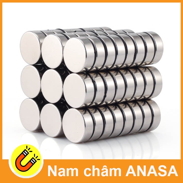 Nam châm đất hiếm viên tròn 15x5mm tính từ mạnh