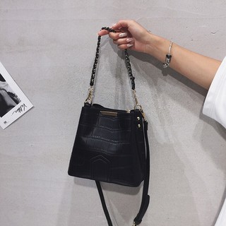 Túi da sần 2 quai Hàn quốc p080
