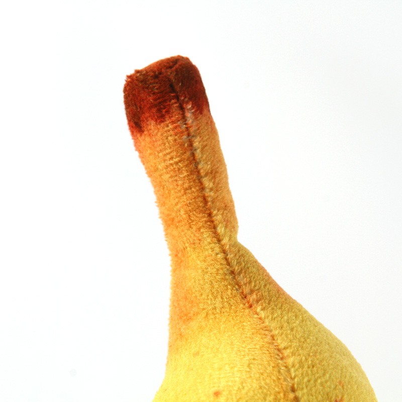 Móc Khóa Hình Chuối Nhồi Bông Mềm Mại Dễ Thương