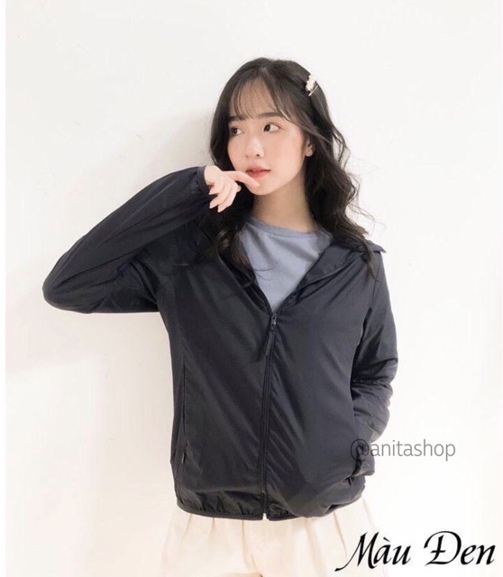Áo khoác Parka/ chống nắng chống tia uv bỏ túi vnxk