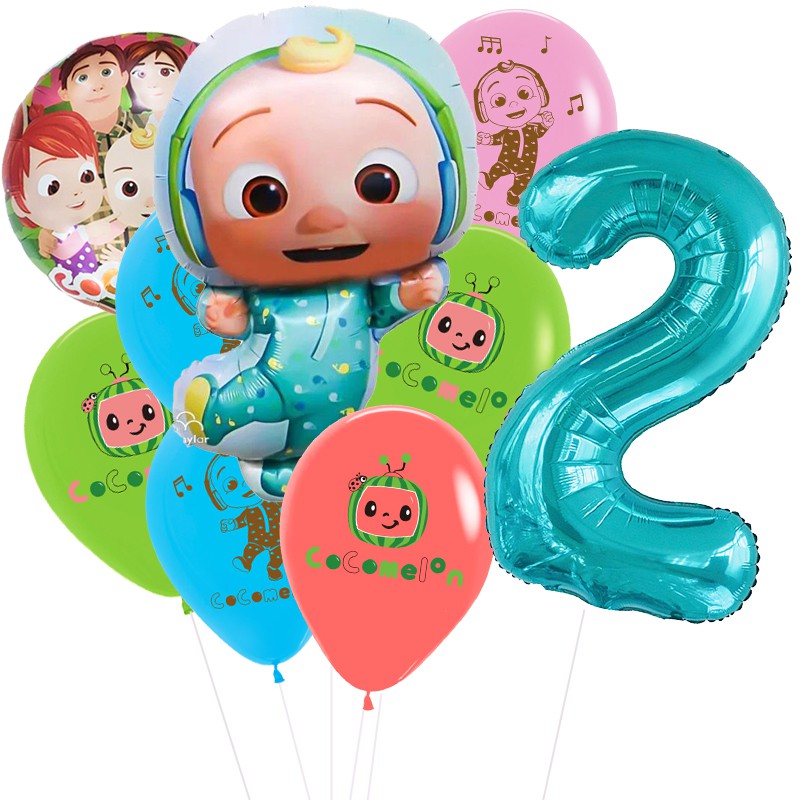 Set 9 Bong Bóng Trang Trí Tiệc Sinh Nhật