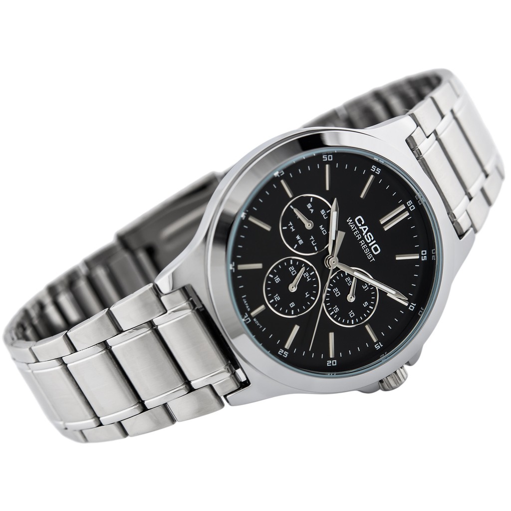 Đồng hồ nam dây kim loại Casio Standard chính hãng Anh Khuê MTP-V300D-1AUDF (41mm)