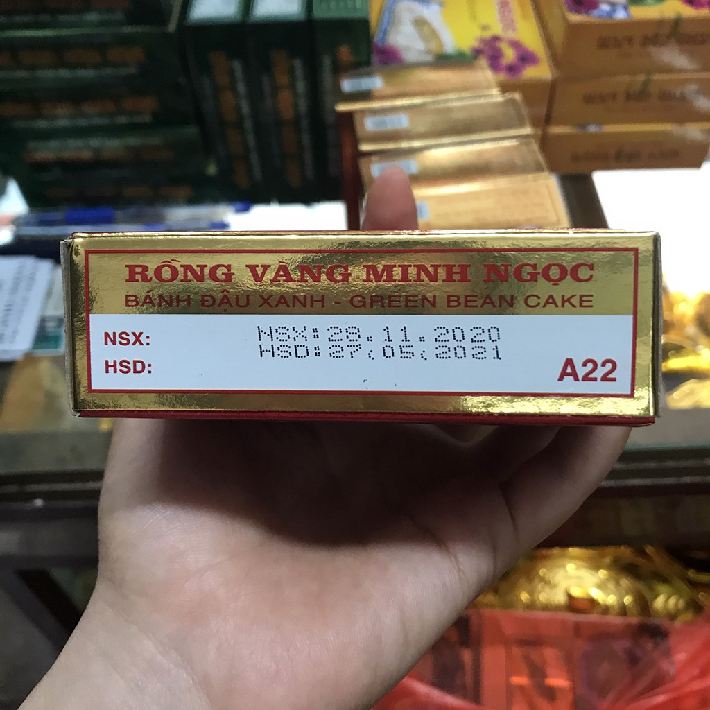 5 hộp Bánh đậu xanh Minh Ngọc A22/ Bánh lễ