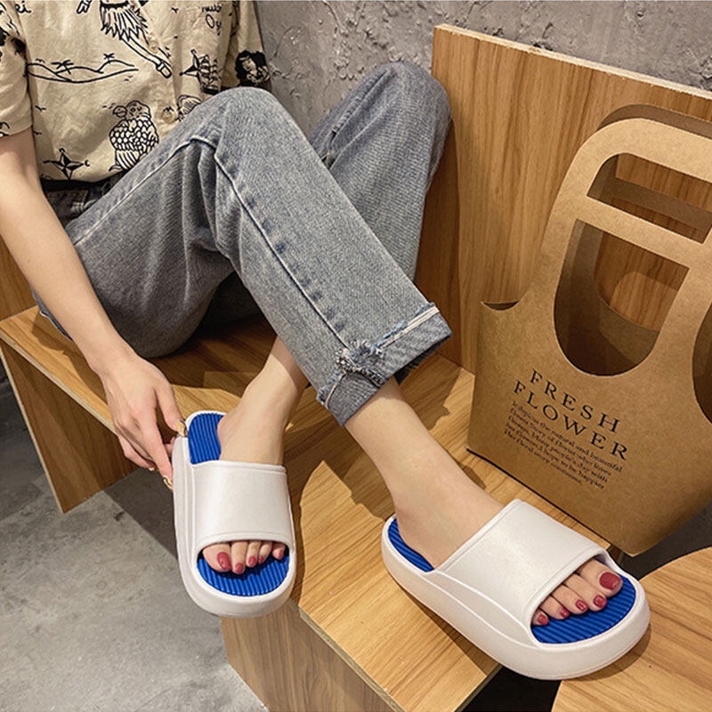 Dép QIAOYILUO đế dày 3 màu tùy chọn cho nam và nữ