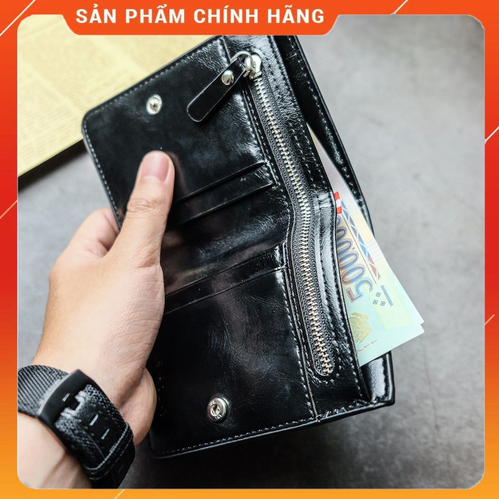 Ví Nam Đứng DEABOLAR Da Bò Đẹp Giá Hời Siêu Bền Hàng Chính Hãng Cực Chất