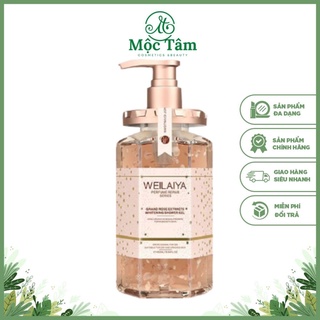 Sữa Tắm Trắng Da Weilaiya Chính Hãng,Tắm Dưỡng Toàn Thân Cho Làn Da Trắng Hồng Lưu Hương Chiết Xuất Hoa Hồng Damask