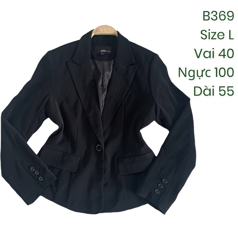 Áo khoác vest/blazer nữ B369 2hand Hàn si tuyển ảnh thật