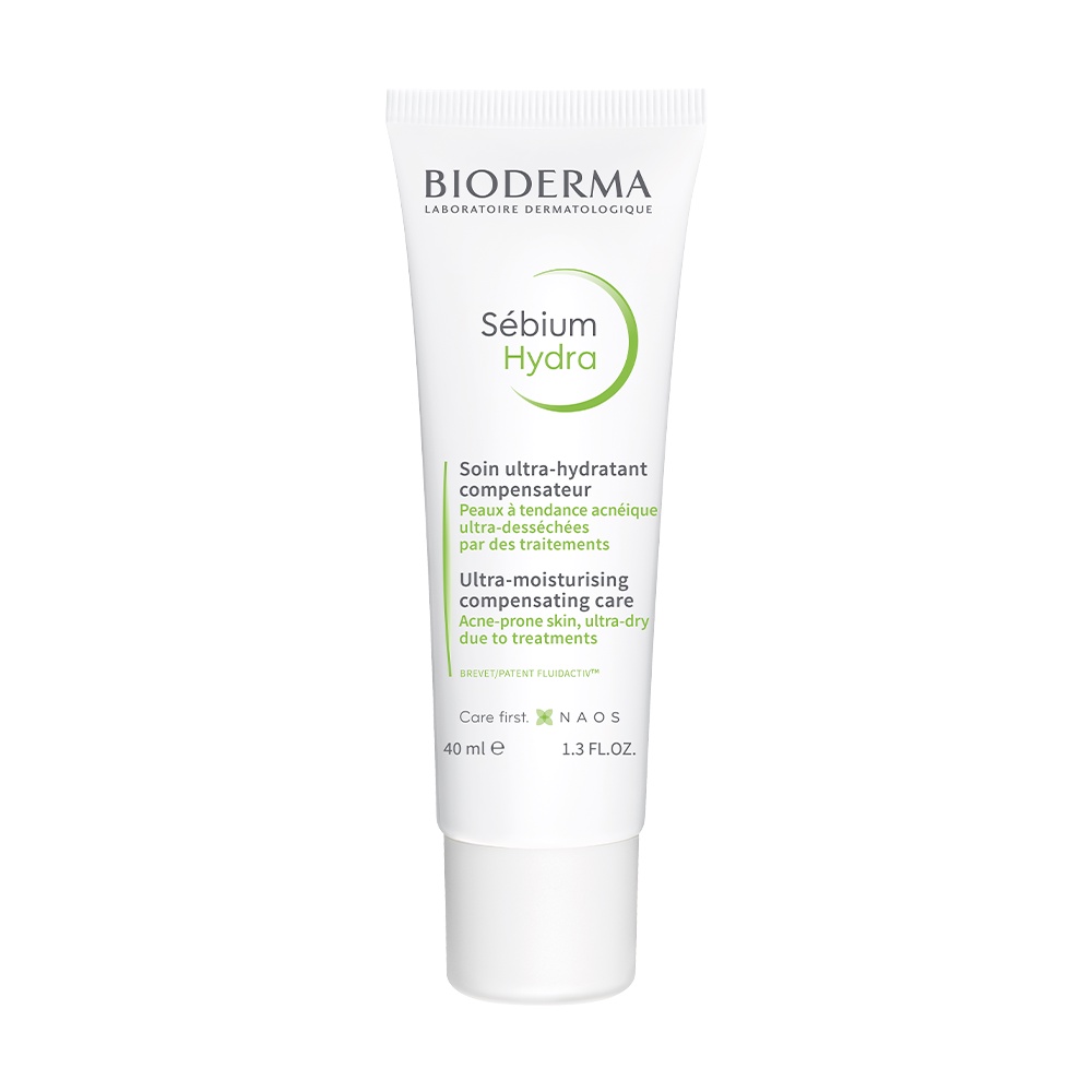 Kem dưỡng ẩm Bioderma Sebium Hydra 40ml giảm khô căng, bong tróc cho da mụn