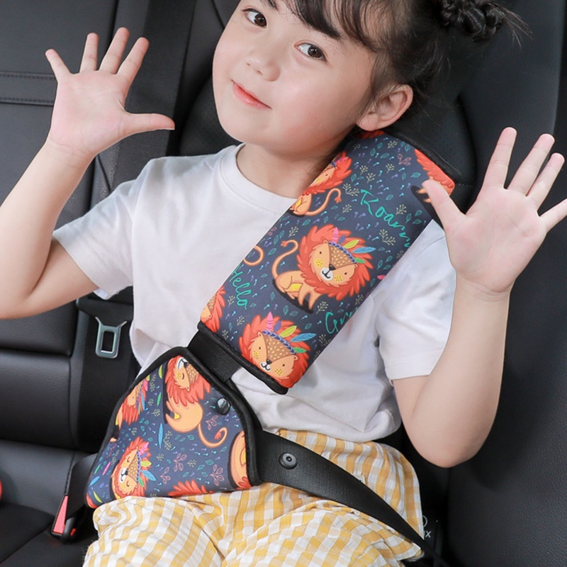 Vỏ Bọc Dây Đai An Toàn Họa Tiết Hoạt Hình Có Thể Điều Chỉnh Cho Bé