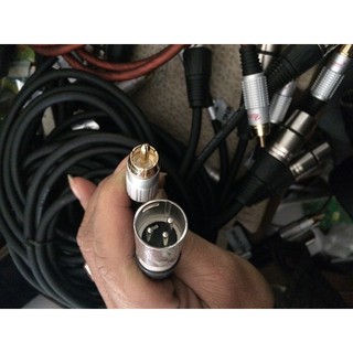 combo2 jack canon cái và đực ra AV dài 0.8m