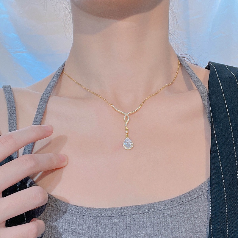 Vòng cổ Mạ Vàng 18K Mặt Hình Đôi Cánh Thiên Thần Đính Đá Sang Trọng
