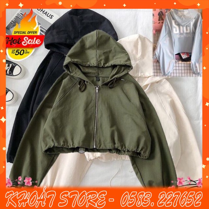 ÁO KHOÁC DÙ Lửng (M690 - Một Lớp) (KHOÁT STORE)