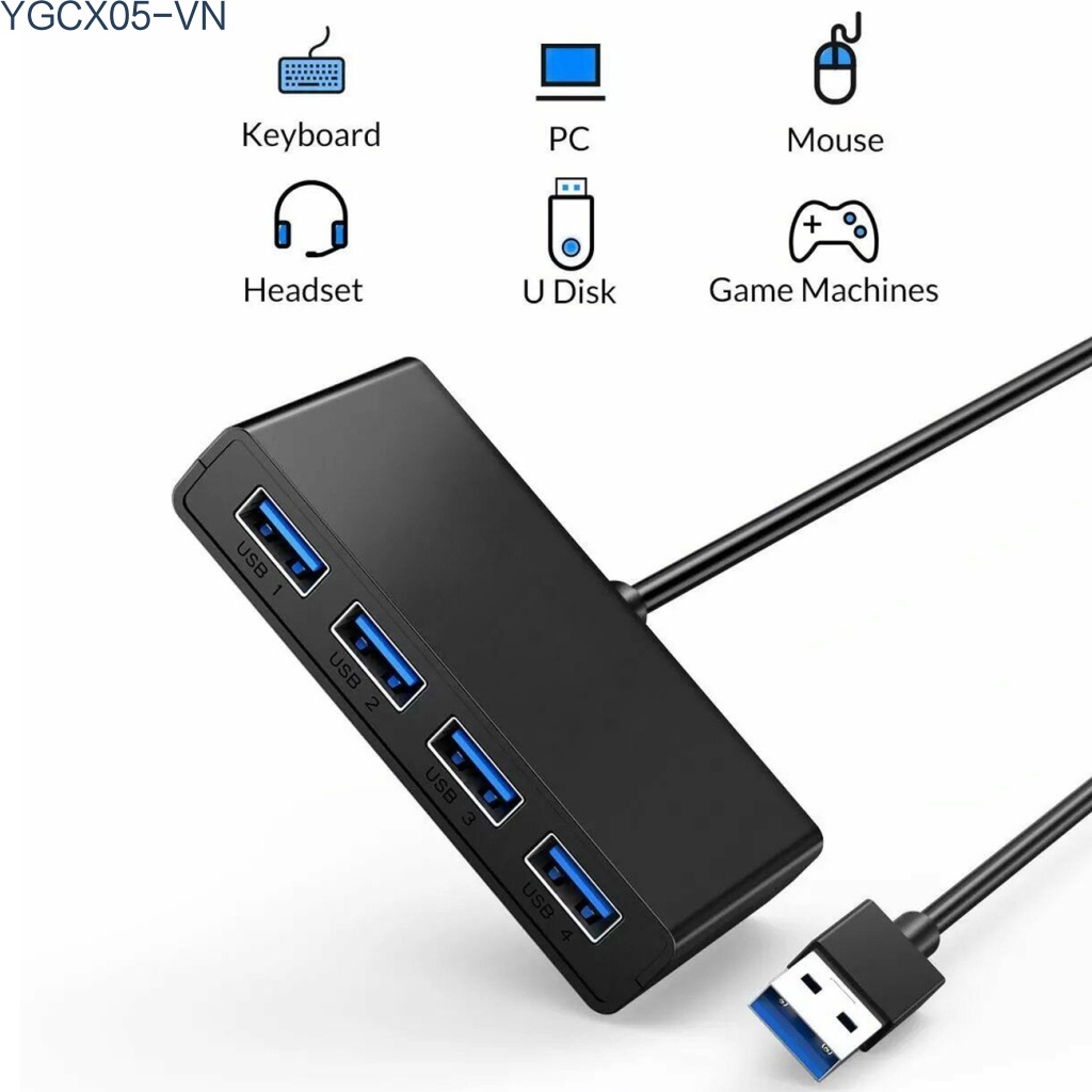 Orico Bộ Chia 4 Cổng Usb 3.0 Tốc Độ Cao Có Cổng Micro Usb Cho Máy Tính Laptop Notebook | BigBuy360 - bigbuy360.vn